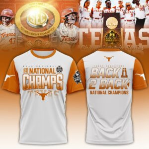 Texas Longhorns Softball 2026 Wcws Champions Graphic T-Shirt