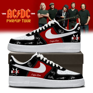 Acdc Power Up Tour 2026 Premium Music Fan Sneakers Official Tour