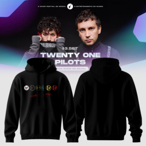 Twenty One Pilots 2026 Shows Premium Signature Hoodie Collector Fan Apparel Edition