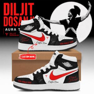 Diljit Dosanjh Aura World Tour 2026 Exclusive Fan Sneakers Official Merchandise