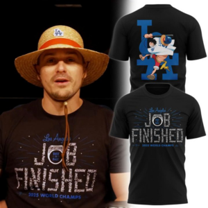 Los Angeles Dodgers One Piece Night Graphic T-Shirt