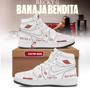 Becky G Baraja Bendita 2026 Signature White Air Jordan 1 Sneaker Collection