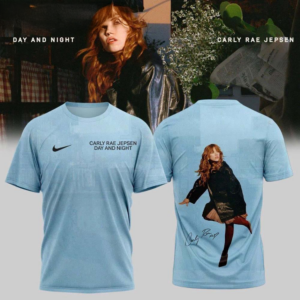 Carly Rae Jepsen Album Day And Night 2026 Blue T-Shirt Fan Collection