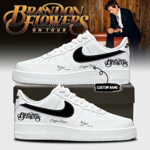 Brandon Flowers On Tour 2026 Collector Signature Sneakers Official Tour Merchandise