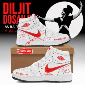Diljit Dosanjh Aura World Tour 2026 Signature Sneakers Premium Fan Collection