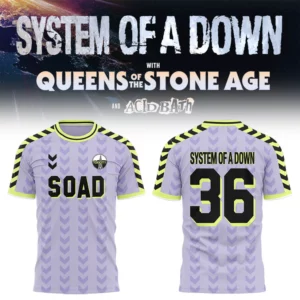 System Of A Down Uk Europe Stadium Tour 2026 Signature Graphic T-Shirt