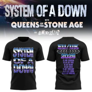 System Of A Down Uk Europe Stadium Tour 2026 Collector Apparel T-Shirt