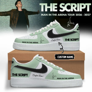 The Script Man In The Arena Tour 2026 2027 Limited Collector Sneakers Merchandise