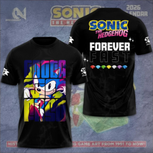 Sonic The Hedgehog 35Th Anniversary Forever Fast Exclusive Graphic Shirt