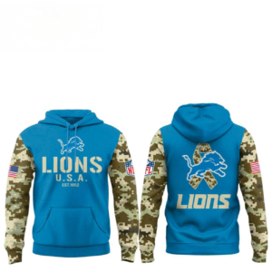 Detroit Lions Salute To Service Edition Hoodie