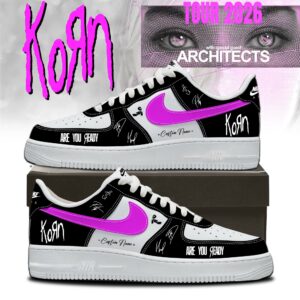 Korn Are You Ready Limited Fan Edition Signature Sneakers Heavy Metal Merchandise