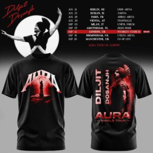 Aura World Tour 2026 Europe Uk Limited Fan T-Shirt