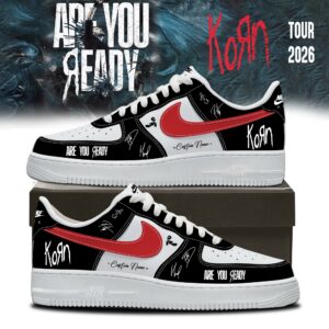 Korn Are You Ready Signature Premium Sneakers Limited Edition Concert Fan Collection