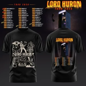Lord Huron The World Enders 2026 Tour Graphic T-Shirt Indie Rock Music Fan Gift