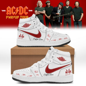 Acdc Power Up Tour 2026 Premium Signature Sneakers Official Fan Collection