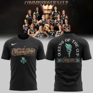 Ny Liberty 2026 Commissioners Cup Champions Shirt Limited Wnba Fan Edition