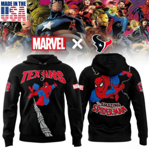 Houston Texans Amazing Spider Man Limited Hoodie Premium Fan Collection Gift