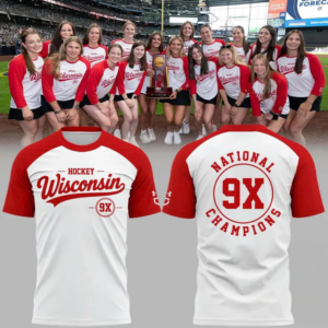 Wisconsin Badgers 9Time National Champions T-Shirt