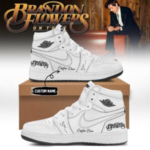 Brandon Flowers On Tour 2026 Limited Edition Signature Sneakers Premium Fan Collection