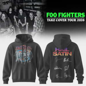 Foo Fighters Take Cover Tour 2026 Signature Hoodie Fan Collection