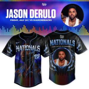 Jason Derulo X Washington Nationals Summer Concert Series Baseball Jersey Collection