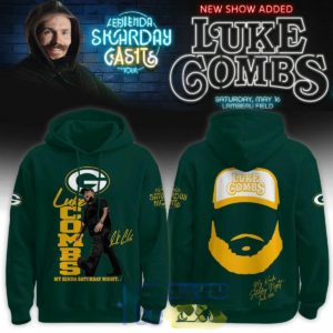 Green Bay Packers X Luke Combs My Kinda Saturday Night Tour 2026 Hoodie