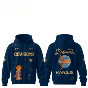Dallas Cowboys X Karol G Viajando Por El Mundo Tropitour 2026 Edition Hoodie