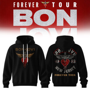 Bon Jovi Forever Tour Official Fan Hoodie Edition
