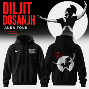 Diljit Dosanjh Aura World Tour 2026 Premium Tour Hoodie Collector Edition