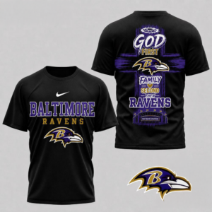 Baltimore Ravens Nfl Faith Family Team Pride 3D All Over Print Shirt Christian Football Fan Collection Gift