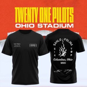 Twenty One Pilots 2026 Shows Signature Graphic T-Shirt Collector Fan Merchandise