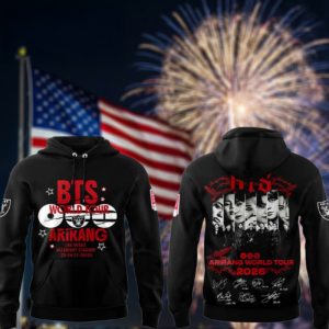 Bts X Las Vegas Raiders Arirang World Tour 2026 Edition Hoodie