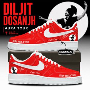 Diljit Dosanjh Aura World Tour 2026 Collector Signature Sneakers Official Fan Edition