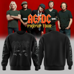 Acdc Power Up Tour 2026 Official Concert Sweatshirt Music Merchandise
