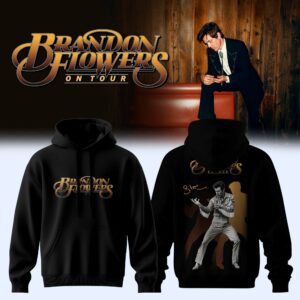 Brandon Flowers On Tour 2026 Collector Signature Hoodie Limited Edition