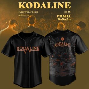 Kodaline Farewell Tour 2026 Vintage Washed Baseball Jersey Collection