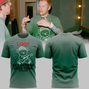 Ed Sheeran North American Loop Tour 2026 Limited T-Shirt Fan Collection