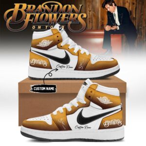 Brandon Flowers On Tour 2026 Official Signature Sneakers Premium Merchandise