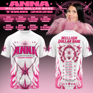Million Dollar Babe Tour Pop Music Concert T-Shirt