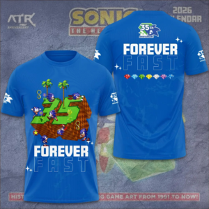 Sonic The Hedgehog 35Th Anniversary Forever Fast Collector Edition Shirt