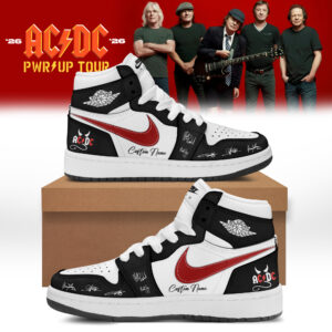 Acdc Power Up Tour 2026 Signature Sneakers Collector Fan Edition