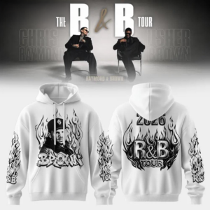 Usher Raymond & Chris Brown The R&B Tour 2026 All Over Print Hoodie Fan Edition