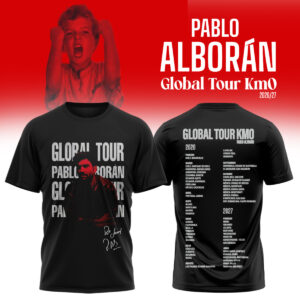 Pablo Alboran Global Tour Km0 Signature Graphic T-Shirt