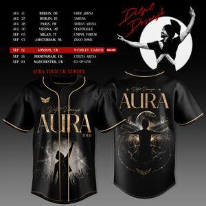 Aura World Tour 2026 Premium Baseball Jersey