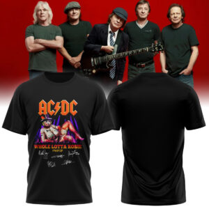 Acdc Power Up Tour 2026 Official Graphic T-Shirt Fan Collection