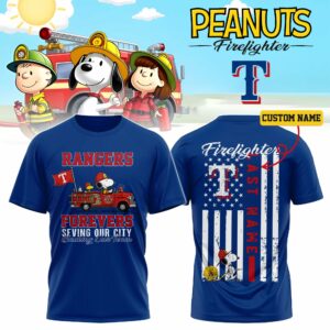 Texas Snoopy Firefighter Personalized Premium Graphic T-Shirt Collection