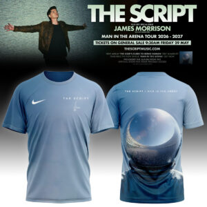 The Script Man In The Arena Tour Premium Signature Concert T-Shirt