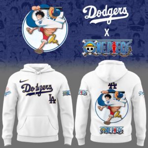 Los Angeles Dodgers Straw Hats One Piece Night Collector Hoodie