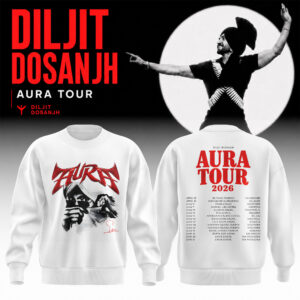 Diljit Dosanjh Aura World Tour 2026 Premium Concert Sweatshirt Collection