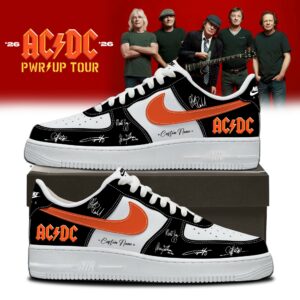 Acdc Power Up Tour 2026 Signature Sneakers Official Fan Merchandise